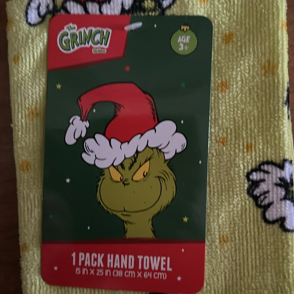 Grinch kitchen towel